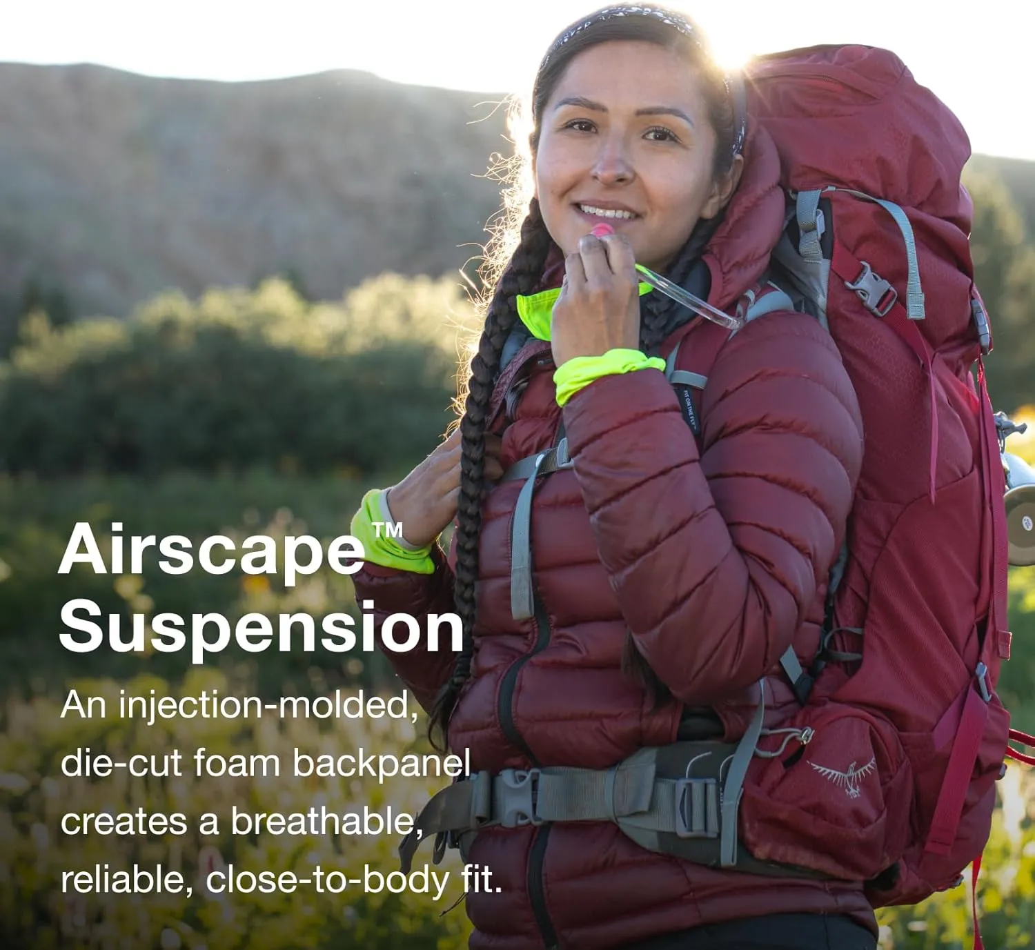 Osprey Ariel 65L Women's Backpacking Backpack, Ceramic Blue, WM/L