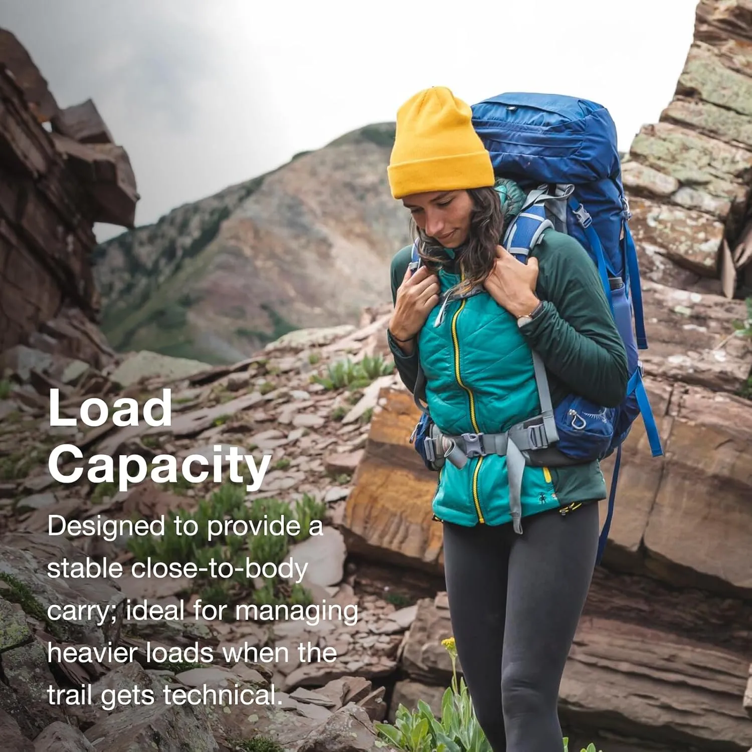 Osprey Ariel 65L Women's Backpacking Backpack, Ceramic Blue, WM/L