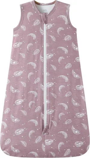 Owlivia Rayon from Bamboo Baby Sleep Sack, Unisex Toddler Sleeping Bag, 1.0 TOG, Boy/Girl Wearable Blanket (3-24 Months)
