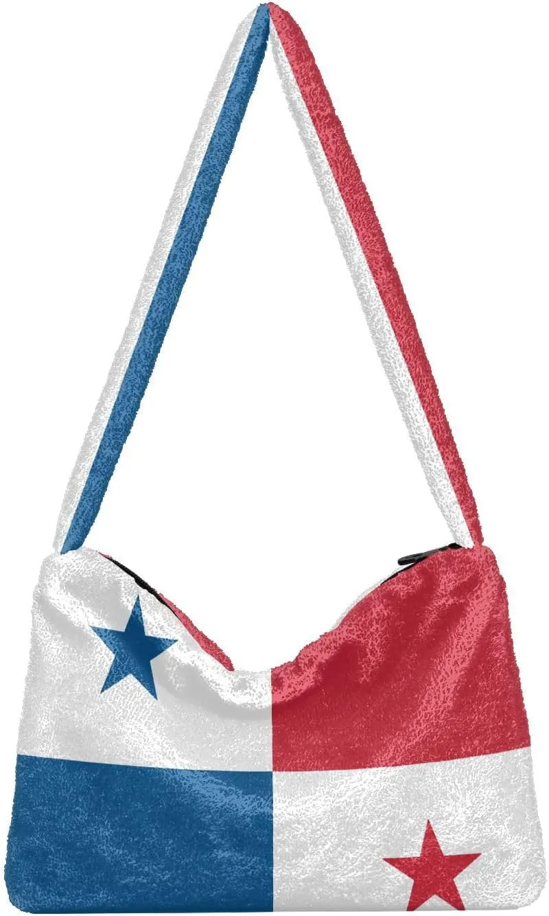 Patriot Flag Women Boho Handbag Underarm Bag Tote Bag Shoulder Bag Crossbody Bag