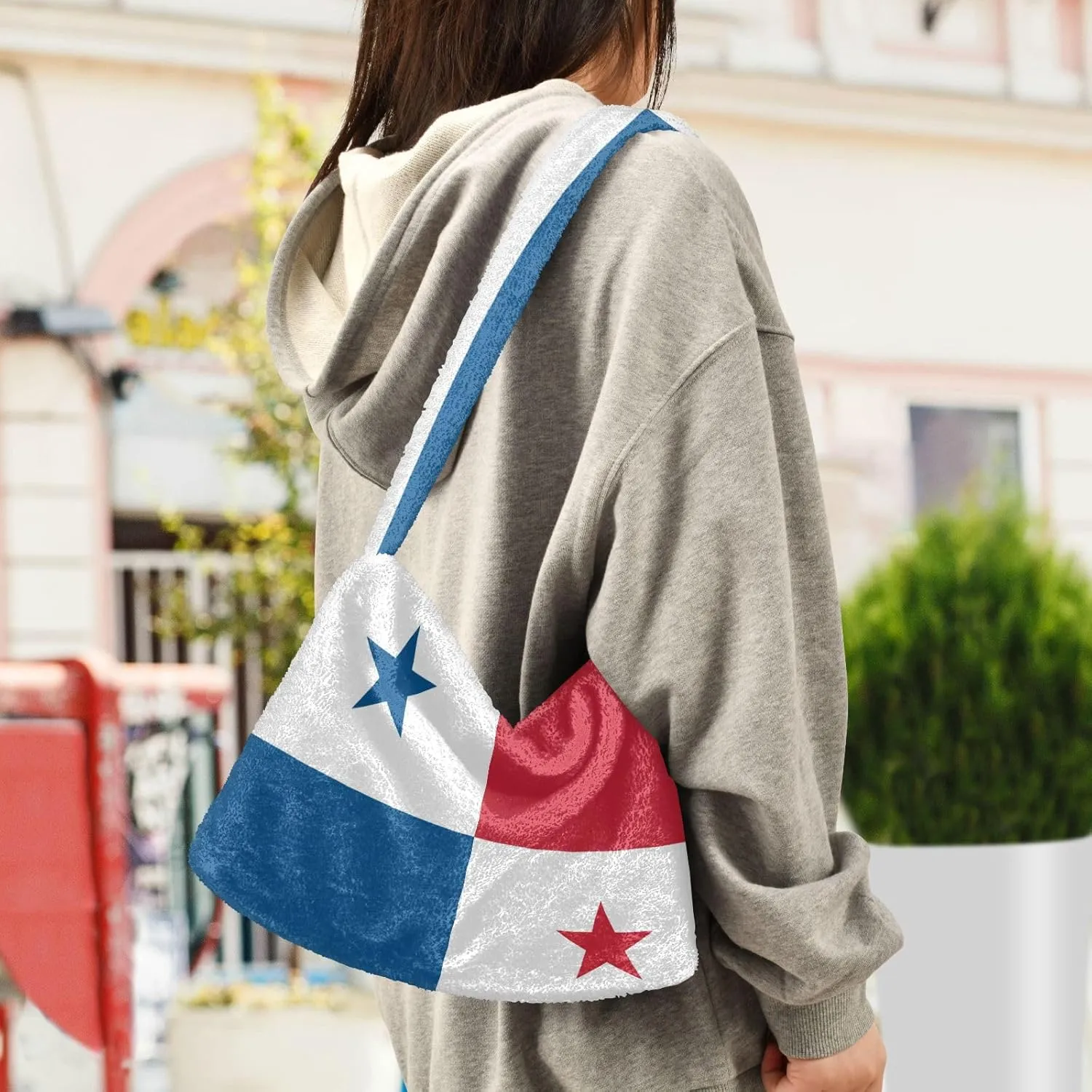 Patriot Flag Women Boho Handbag Underarm Bag Tote Bag Shoulder Bag Crossbody Bag