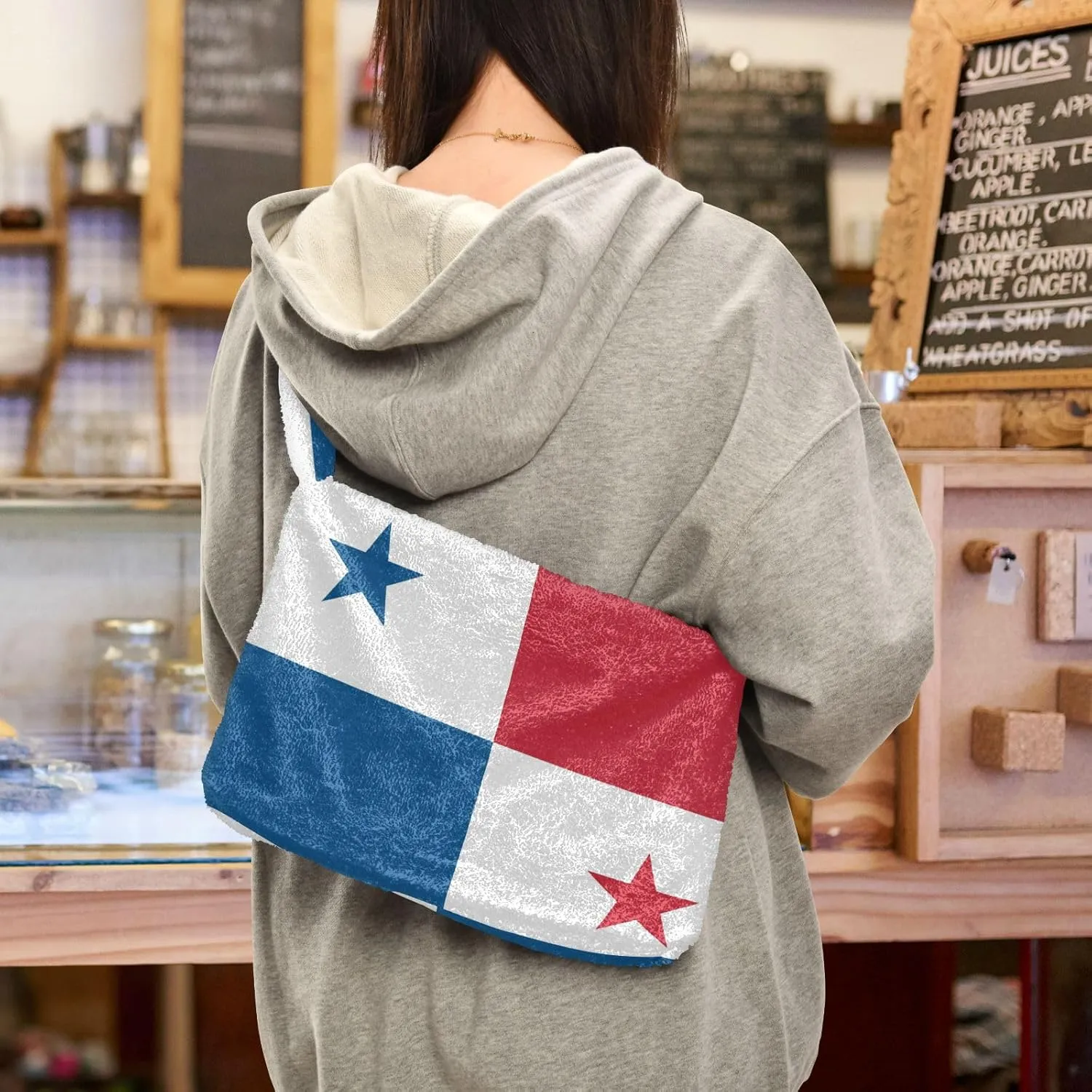 Patriot Flag Women Boho Handbag Underarm Bag Tote Bag Shoulder Bag Crossbody Bag