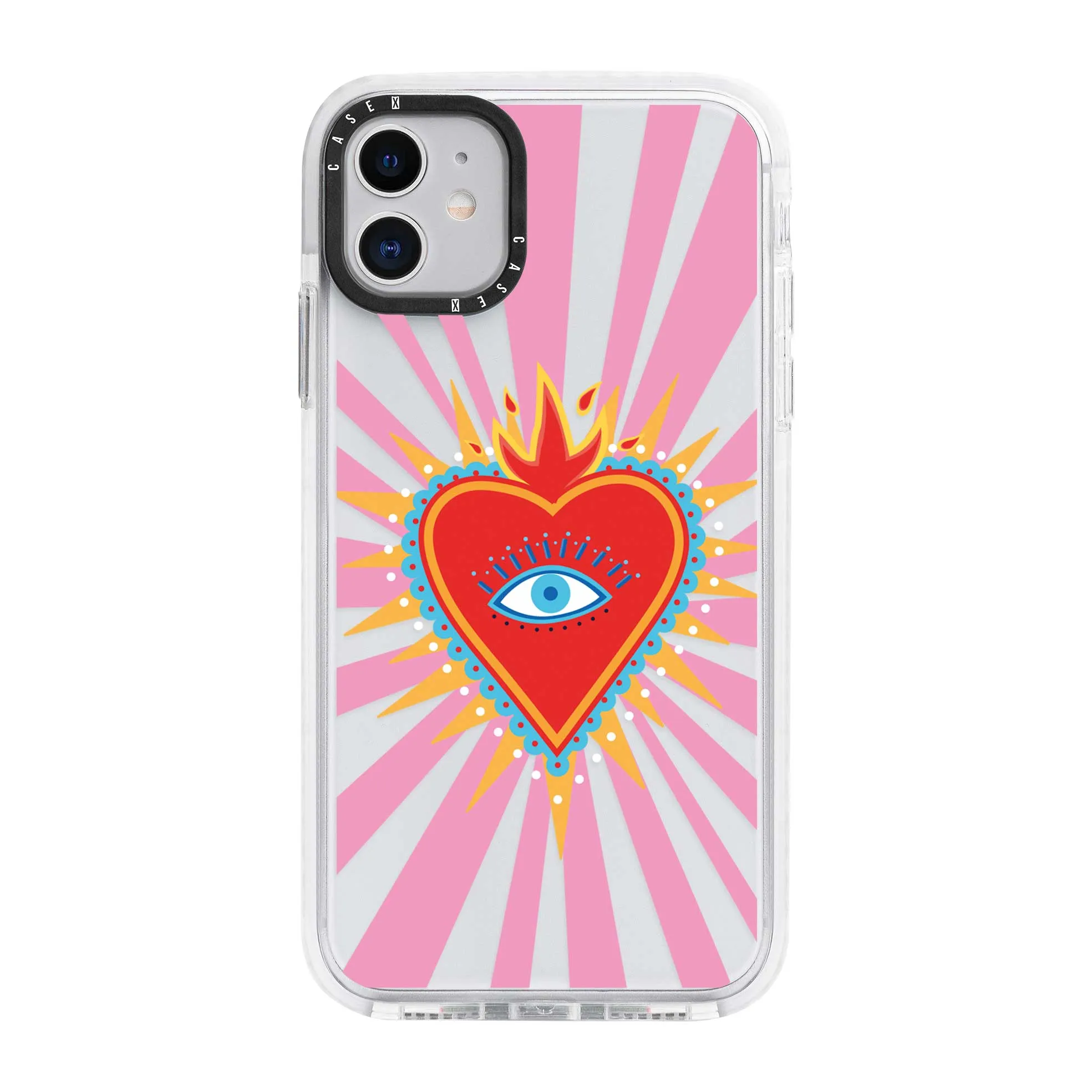 Pink Flaming Heart