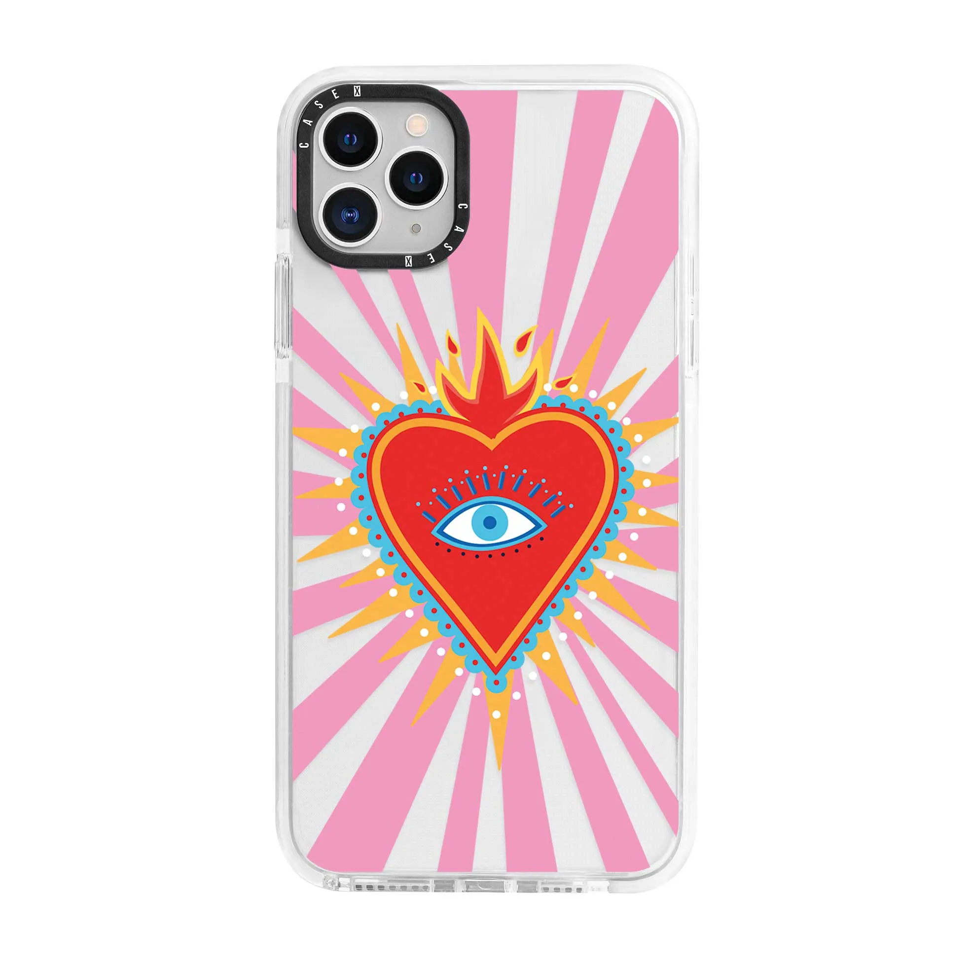 Pink Flaming Heart