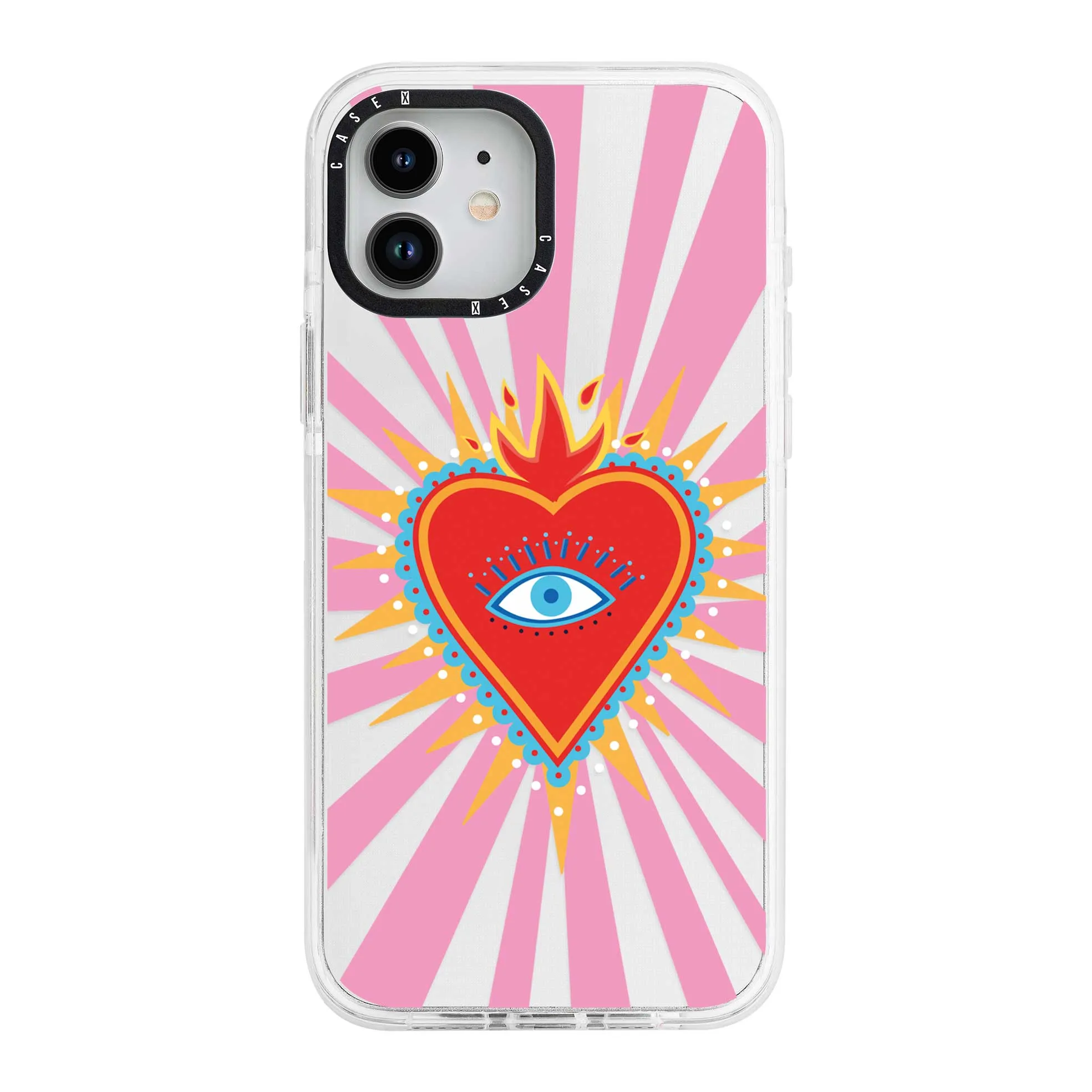 Pink Flaming Heart