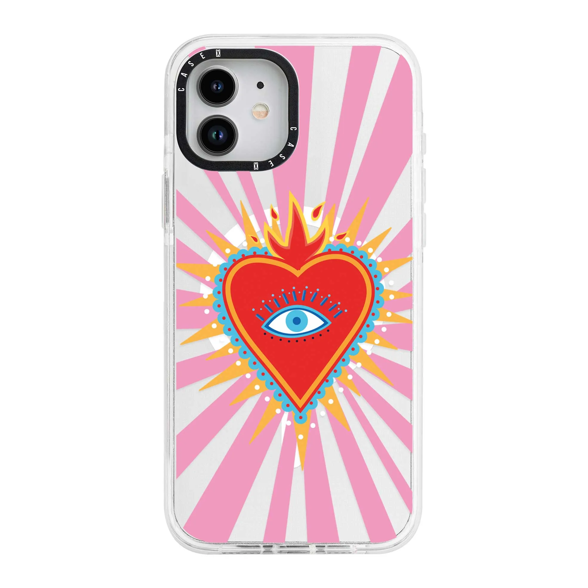 Pink Flaming Heart