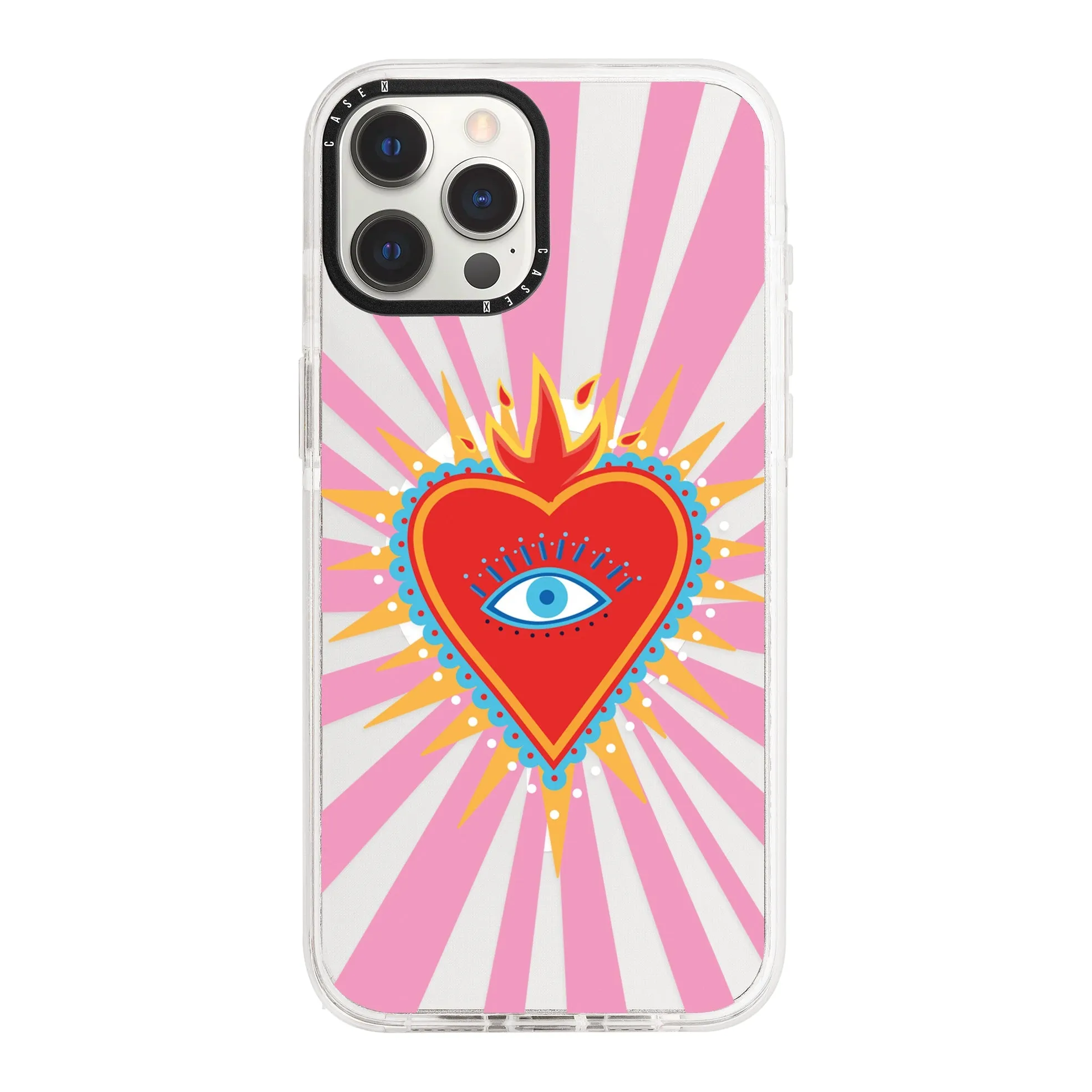 Pink Flaming Heart