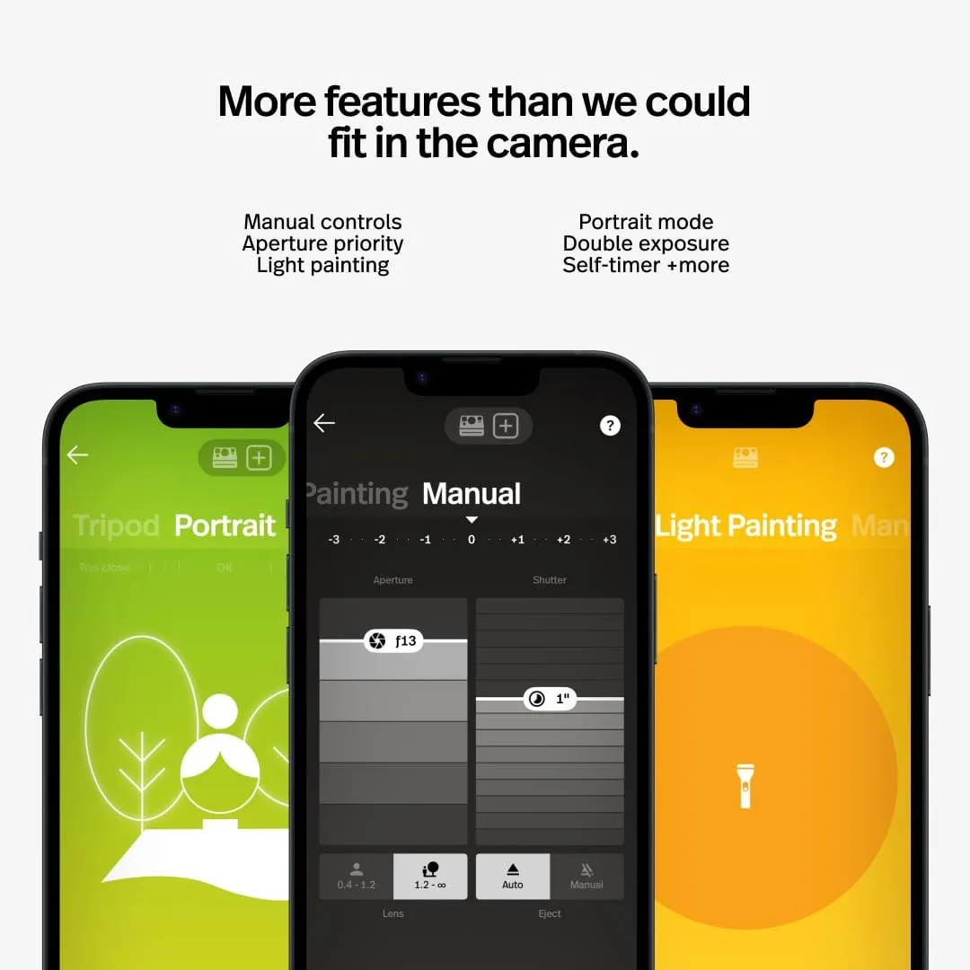 Polaroid Now  2nd Generation I-Type Instant Film Bluetooth Connected App Controlled Camera - Forest Green (9075)