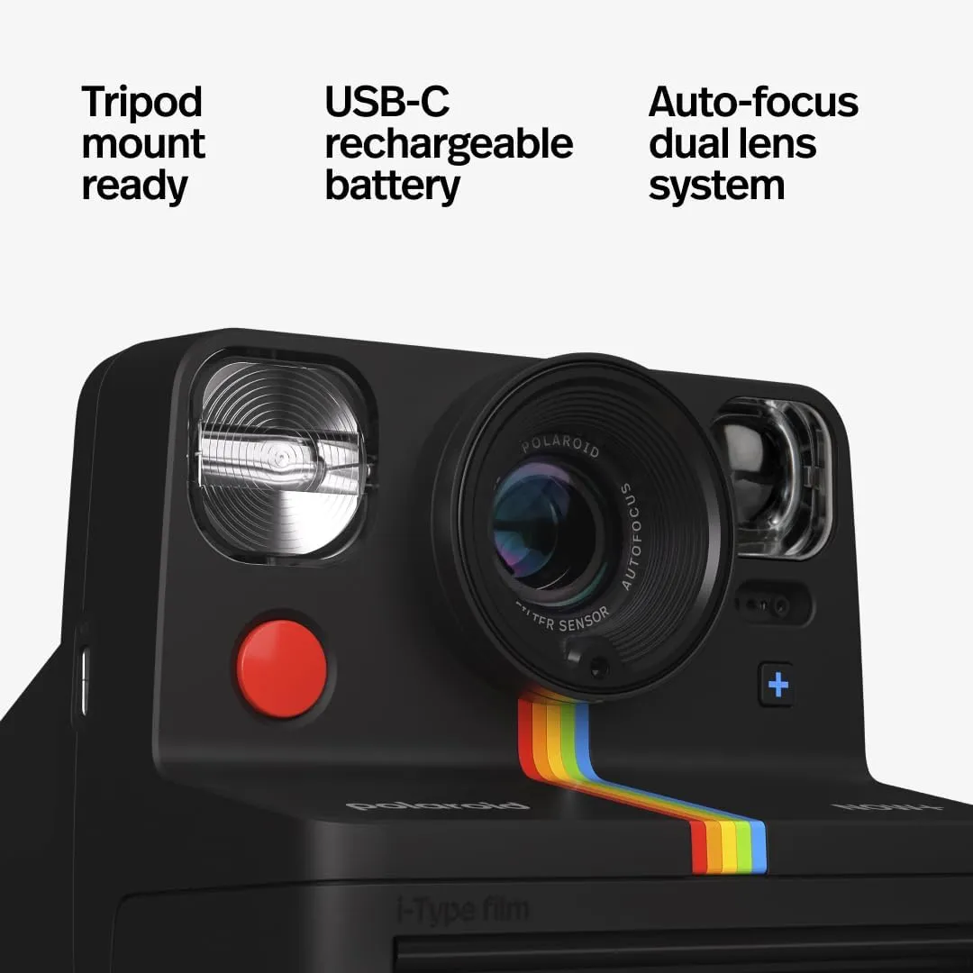Polaroid Now  2nd Generation I-Type Instant Film Bluetooth Connected App Controlled Camera - Forest Green (9075)