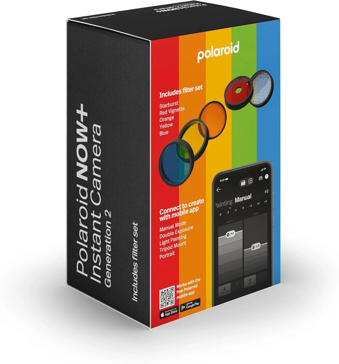 Polaroid Now  2nd Generation I-Type Instant Film Bluetooth Connected App Controlled Camera - Forest Green (9075)