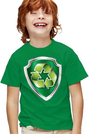 Popfunk Classic Paw Patrol Badges Kids T-Shirt for Youth Toddler Boys and Girls Collection