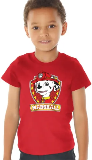 Popfunk Classic Paw Patrol Pup Shield Kids T-Shirt for Youth Toddler Boys and Girls Collection