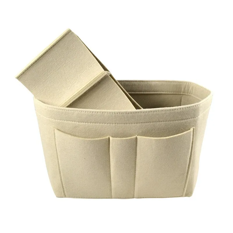 Portable Multi-Functional Felt Cosmetic Bags