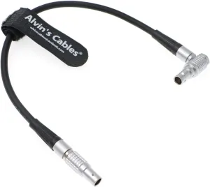 Power-Cable for ARRI|Smallhd|Teradek from Steadicam Zephyr|Archer2 Sled 3 Pin to Right Angle 2 Pin 12V Cable 30cm|12inches Alvin's Cables
