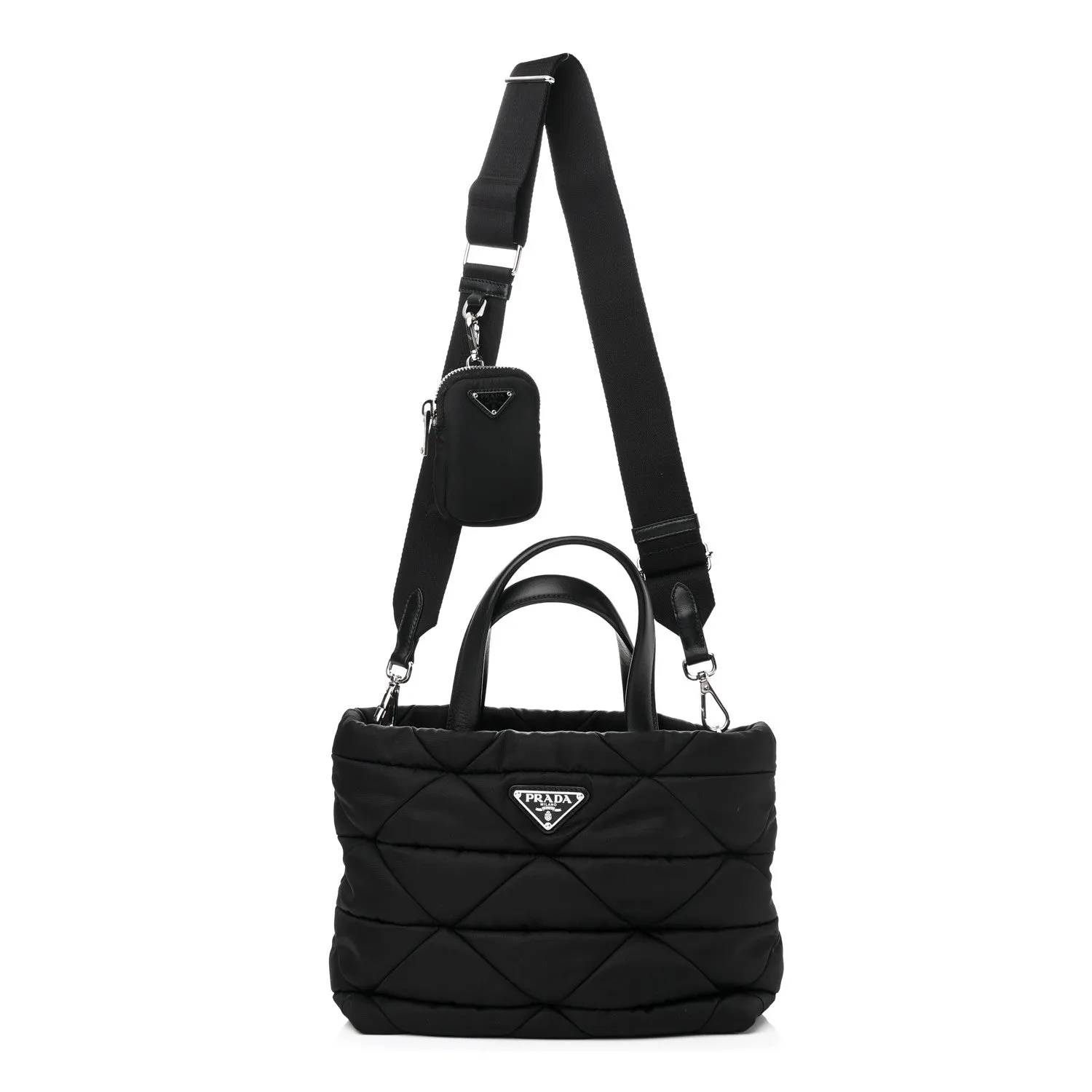 PRADA TESSUSO PADDED RE-NYLON TOTE BAG