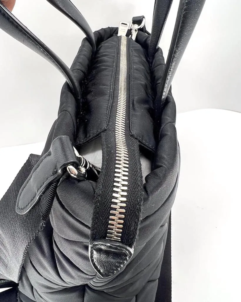 PRADA TESSUSO PADDED RE-NYLON TOTE BAG