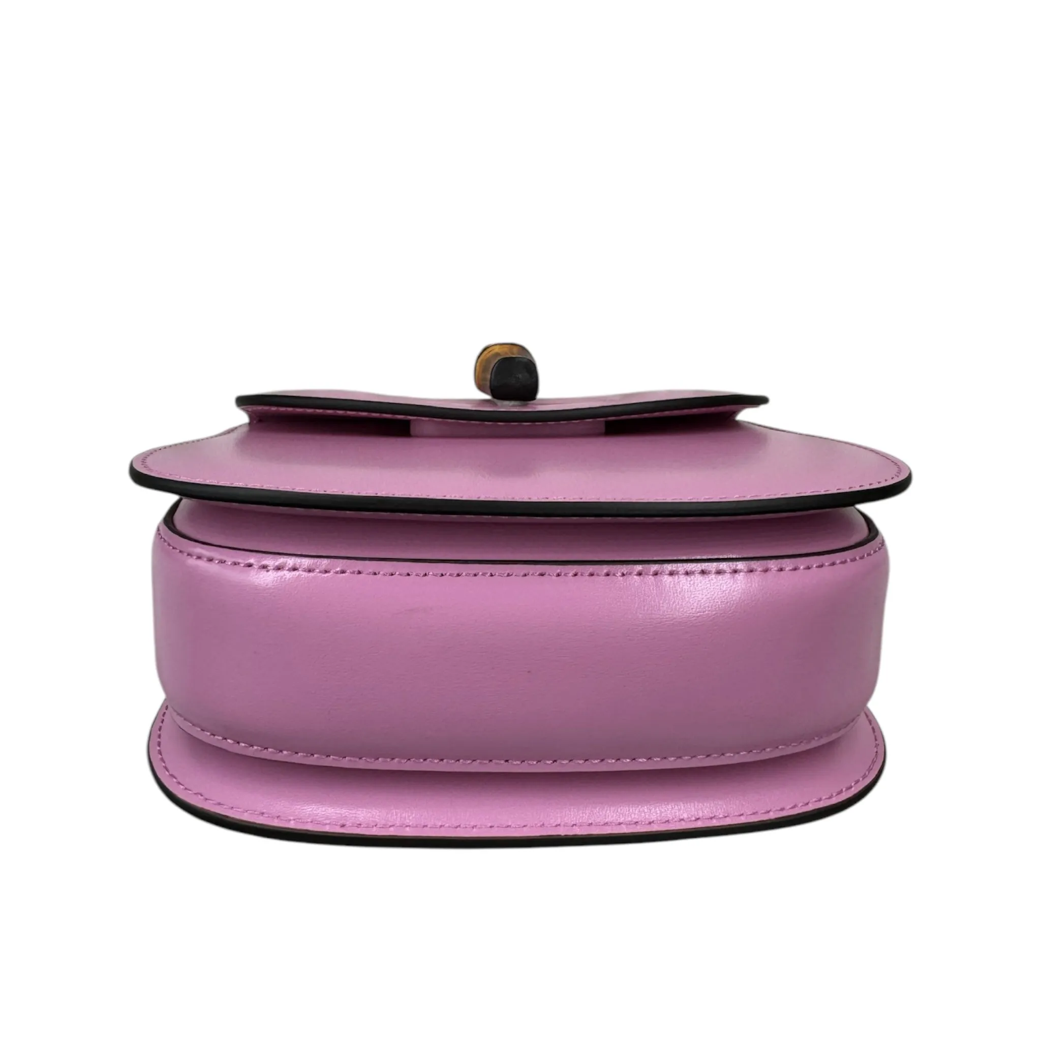 PRE-OWNED GG 1947 Mini Bamboo Pink Crossbody Bag