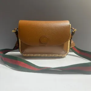 Preloved Gucci GG Marmont Brown Crossbody Bag