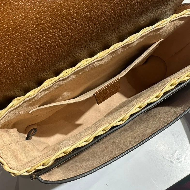 Preloved Gucci GG Marmont Brown Crossbody Bag