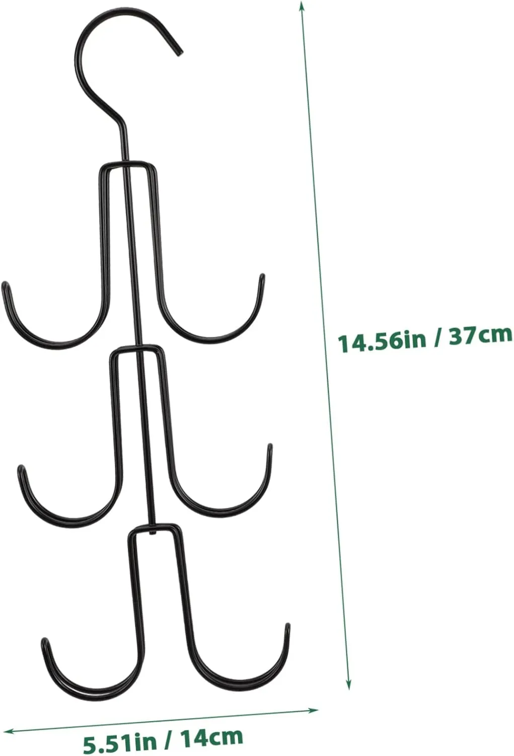 PRETYZOOM Purse Hanger Organizer for Closet Bag Organizer Hanger Sturdy Metal Hooks No Tools Needed
