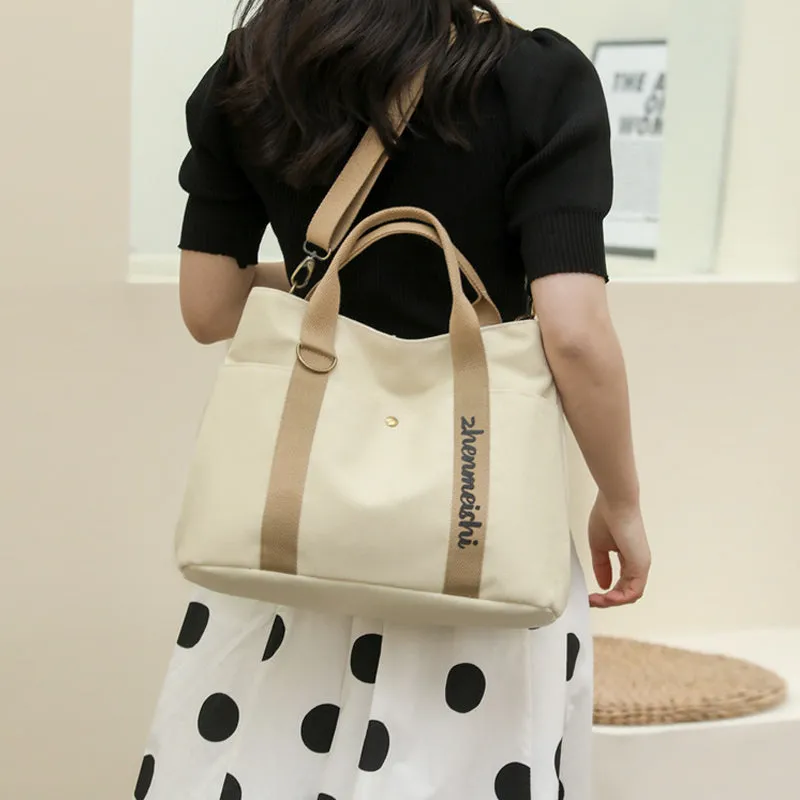 Printed Letter Crossbody Bag