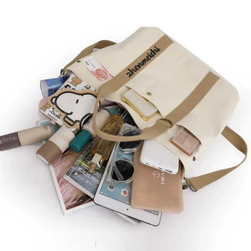 Printed Letter Crossbody Bag