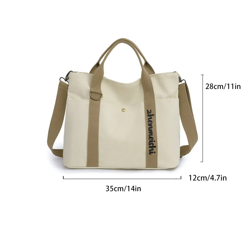 Printed Letter Crossbody Bag