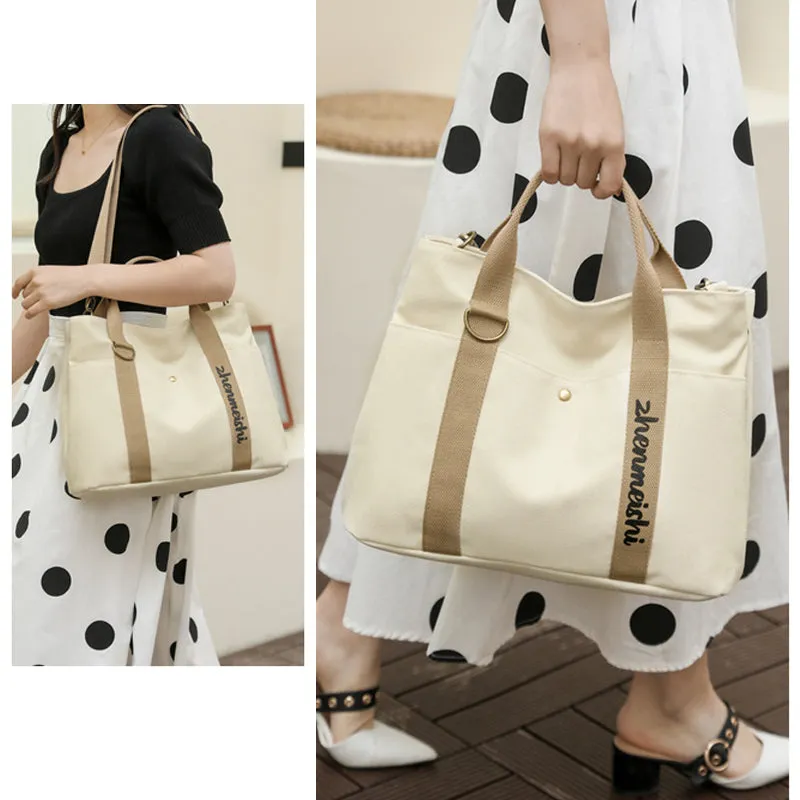 Printed Letter Crossbody Bag