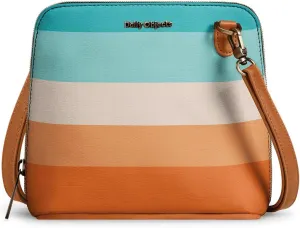 Printed Slim Trapeze Crossbody Purse for Women, Girls | Vegan Leather | Stylish Ladies Wallet | Shoulder Handbag