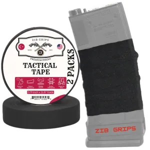 Protective Multipurpose Black Tape, 0.79 Inch x21.87 Yards, Water Resistant & Non-Reflective Grip to Wrap Improve Handles, Adhesive Multipurpose Tape for Guns Hockey Cloth