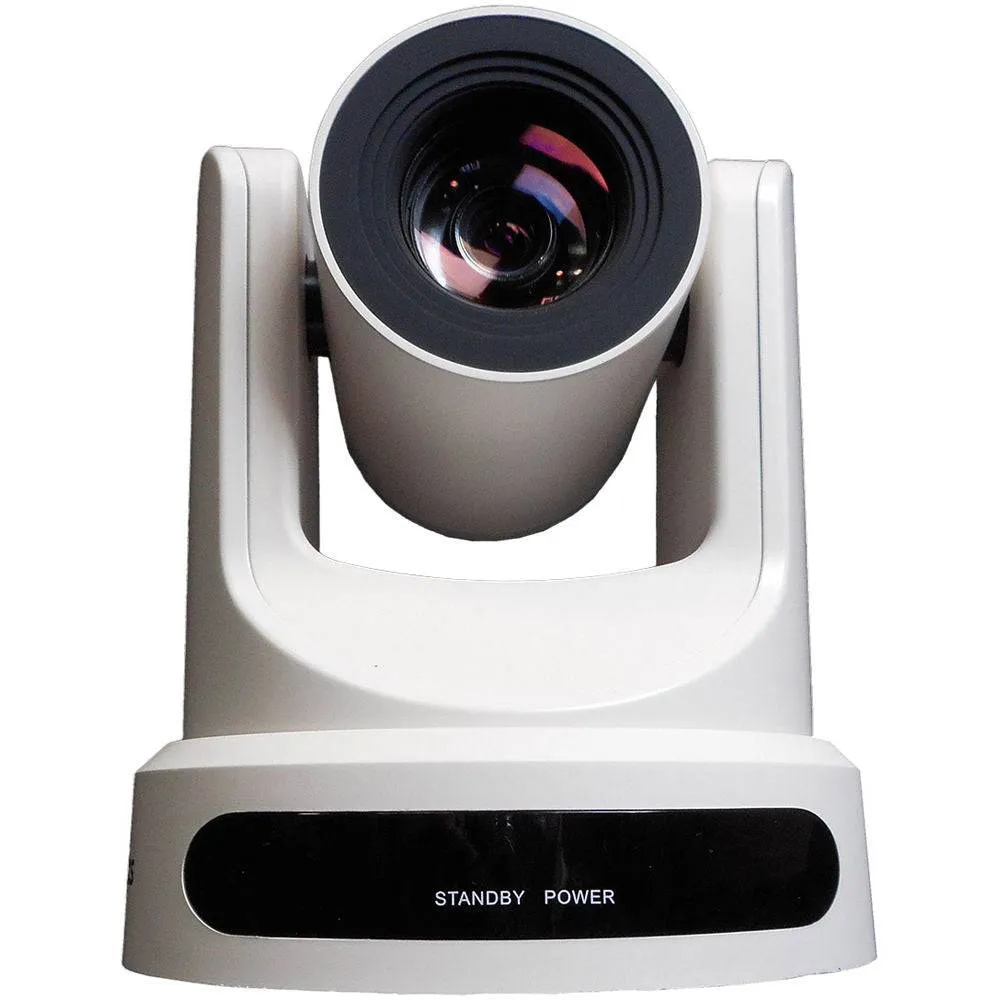 PTZOptics 20x-USB Gen2 Live Streaming PTZ Camera (White)
