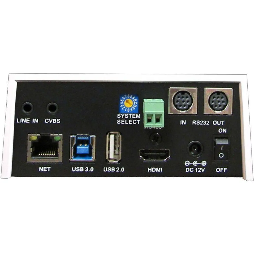PTZOptics 20x-USB Gen2 Live Streaming PTZ Camera (White)