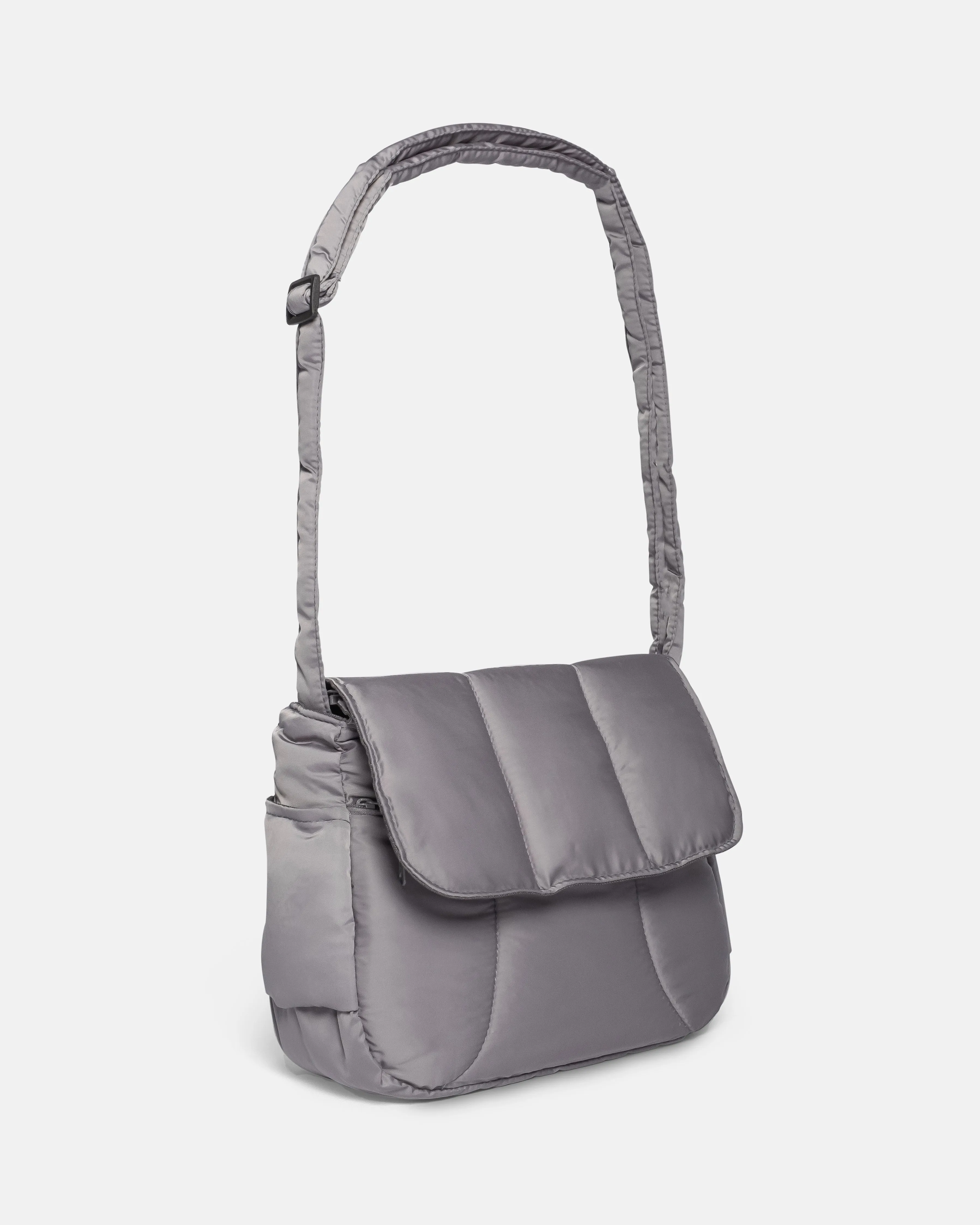 Puffies Grey Multi-Carry Crossbody Bag