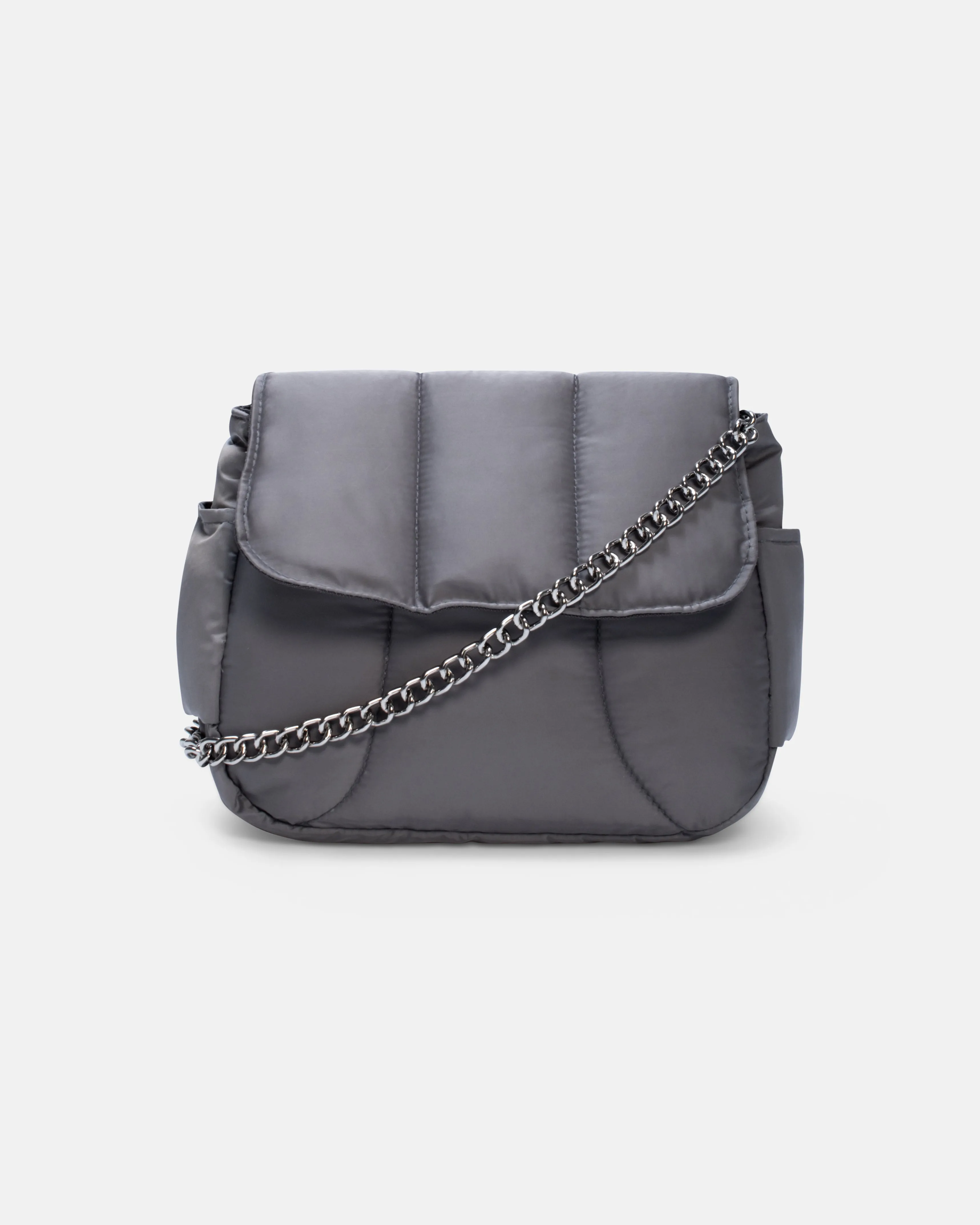 Puffies Grey Multi-Carry Crossbody Bag