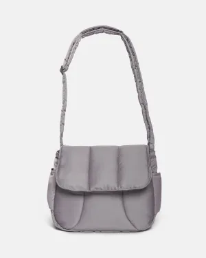 Puffies Grey Multi-Carry Crossbody Bag