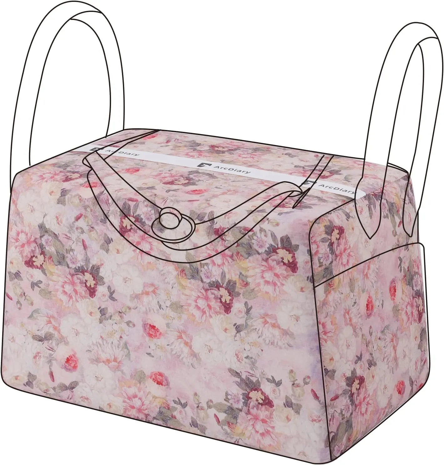 Purse Pillow Insert for Lindy 19/26/30/34 bags, Soft Memory Foam Bag Pillow, Luxury Handbag Tote Shaper (Lindy19,Kaleidoscope)