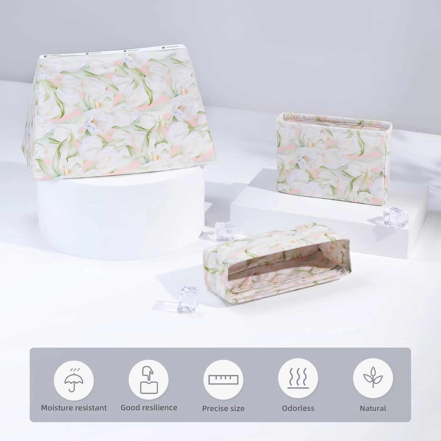 Purse Pillow Insert for Picotin 14/18/22/26 bags, Soft Memory Foam Bag Pillow, Luxury Handbag Tote Shaper (PC22,French Tulips)