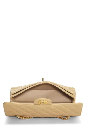 Quilted Beige Double Flap Caviar Classic Medium, Beige Cutting-edge  Chanel, Large variety