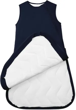 Quilted Supersoft Sleep Sack, 2.5 TOG Premium Bamboo Viscose Warm Baby Sleeping Bag, Thick Babies Wearable Blanket