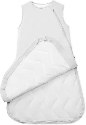 Quilted Supersoft Sleep Sack, 2.5 TOG Premium Bamboo Viscose Warm Baby Sleeping Bag, Thick Babies Wearable Blanket