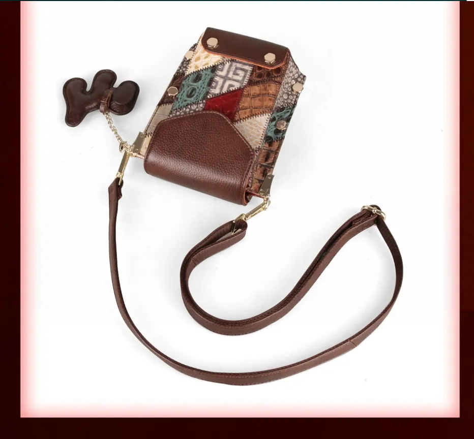 "Arna Lisa" Collection - Legend Small Genuine Leather Women Crossbody Shoulder Bag Purse Vintage Bucket Design
