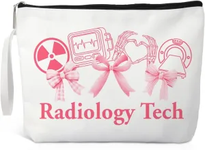Radiology Tech Makeup Bag, Funny Cosmetic Bag for Medical Radiology Technician, Radiology Appreciation Week Gifts, Xray Graduation Gifts, Radiology Coworker Gifts, Radiologist Gifts for Women