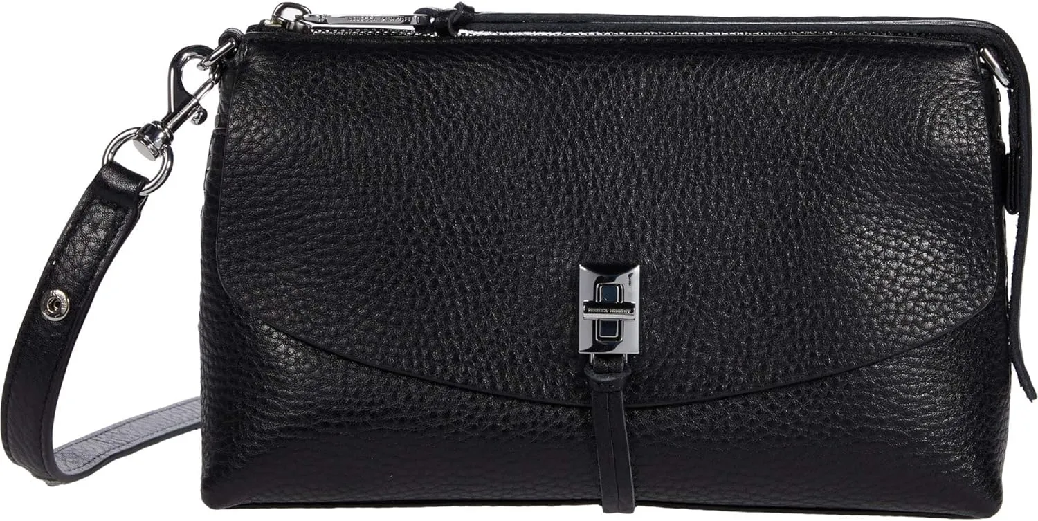 Rebecca Minkoff Darren TOP Zip Crossbody, Black