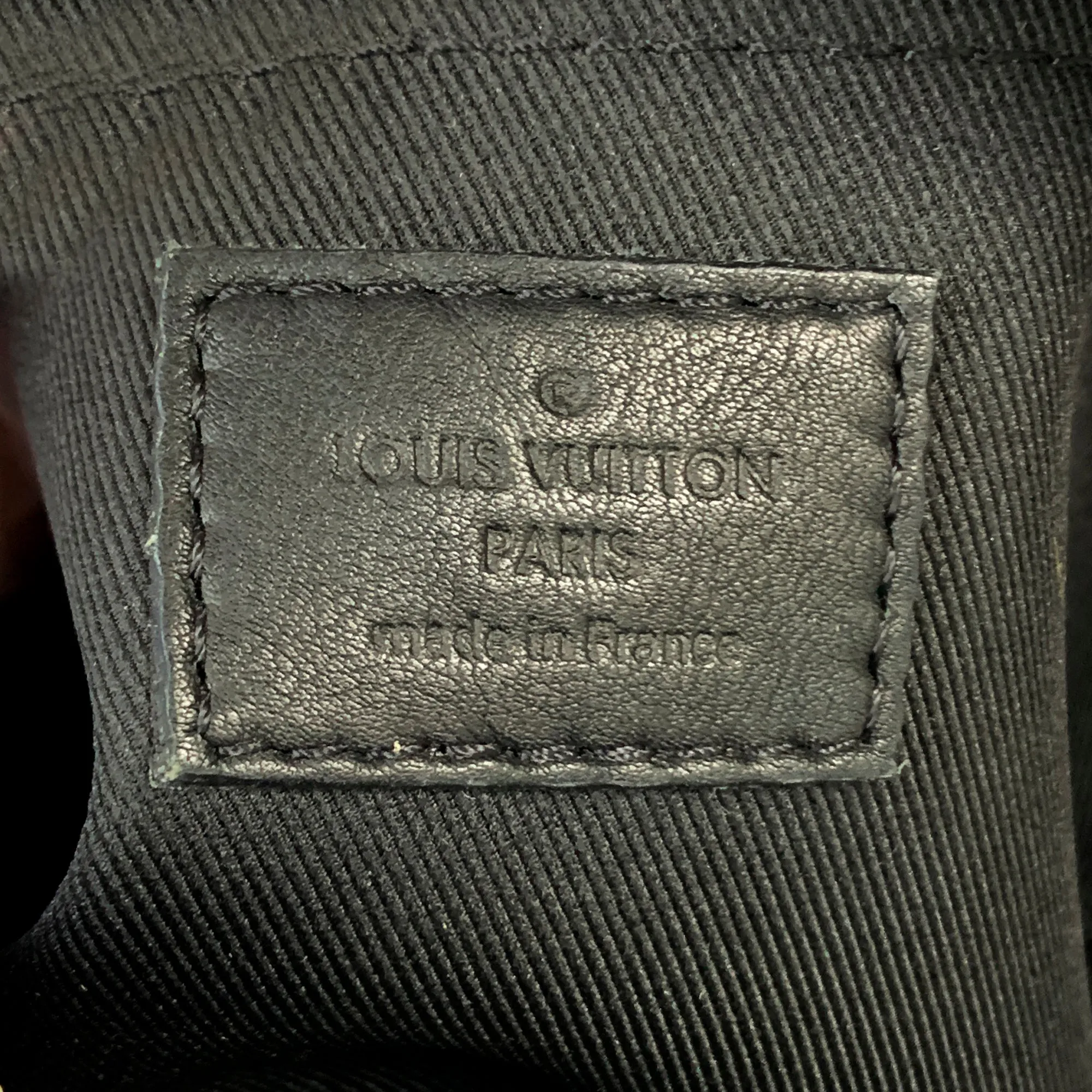 Red Louis Vuitton Patchwork Waves Damier Palm Springs PM Backpack