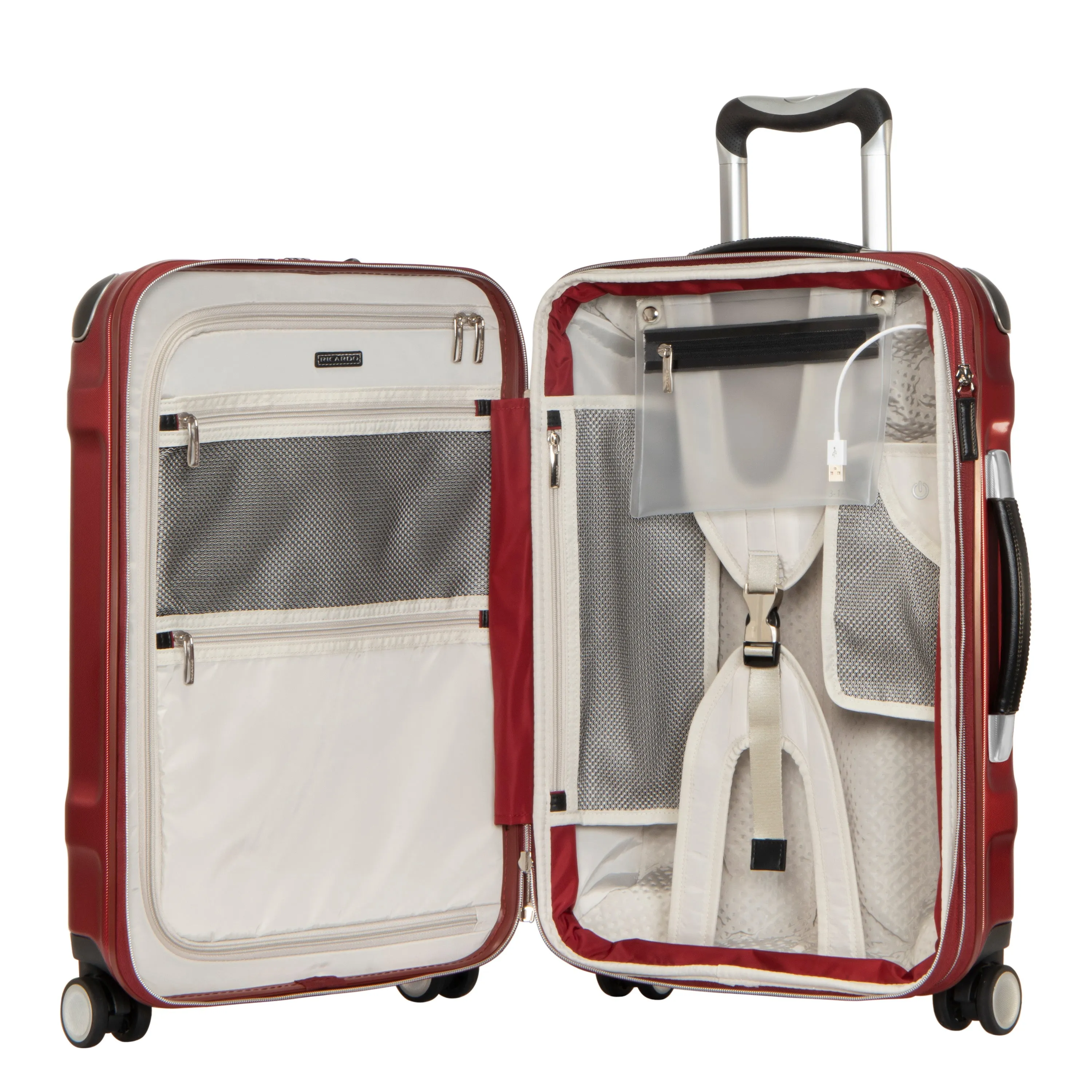 Ricardo Beverly Hills Rodeo Driver Collection Carry-On 4-Wheel Carry-On Luggage
