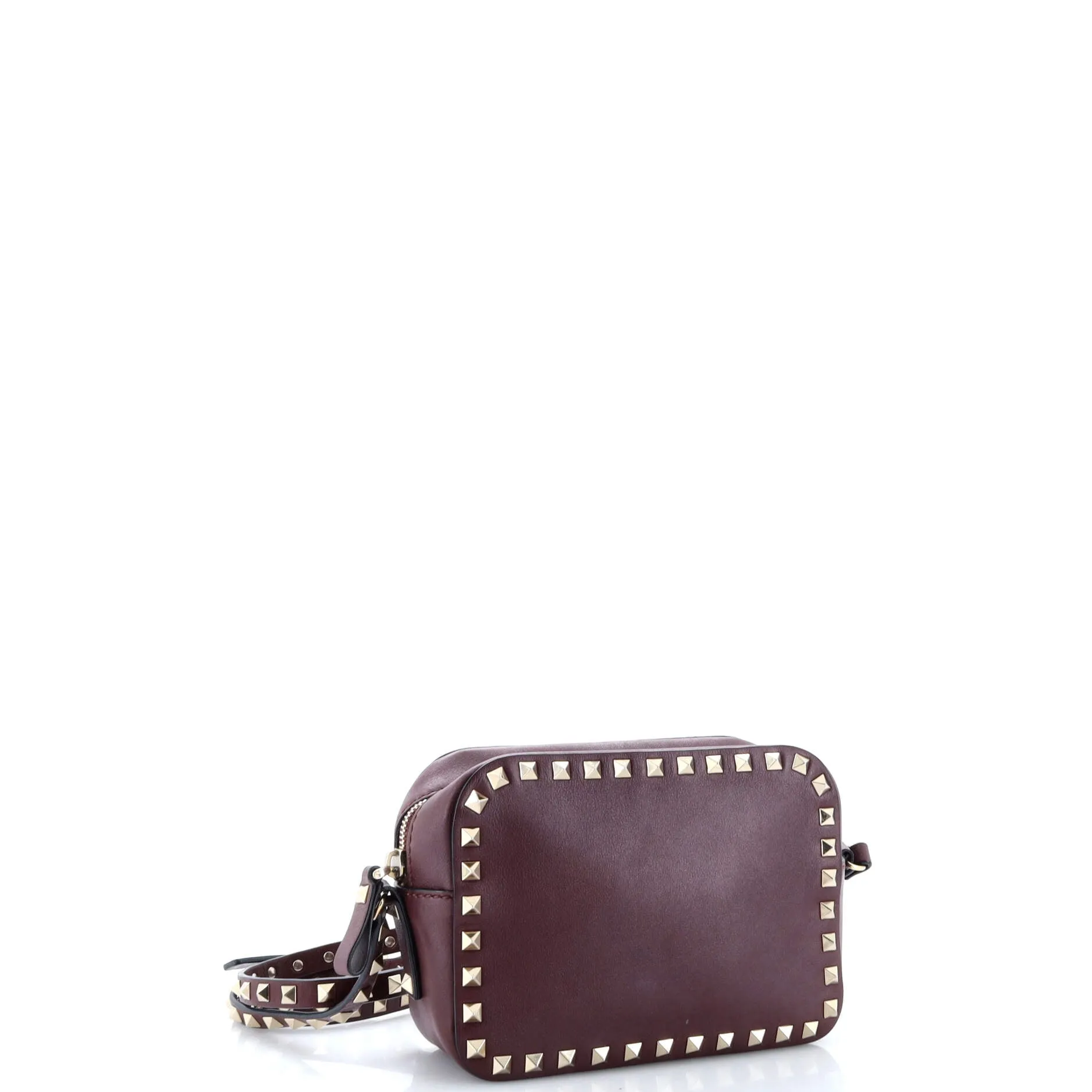 Rockstud Camera Crossbody Bag Leather