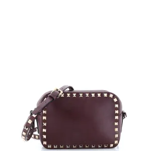 Rockstud Camera Crossbody Bag Leather
