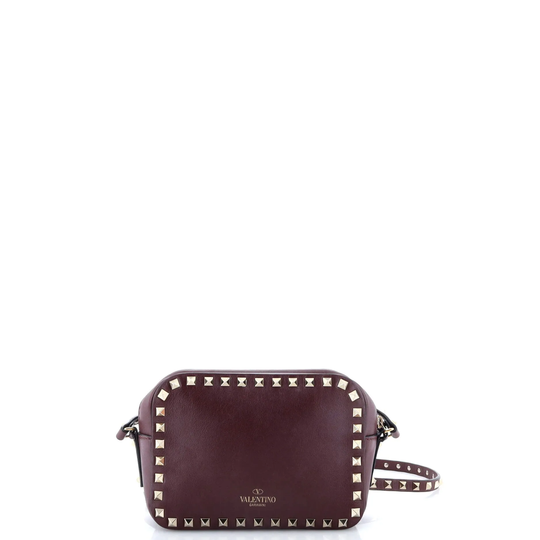 Rockstud Camera Crossbody Bag Leather