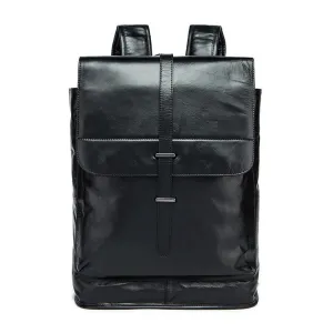 Rossie Viren  Classic  Leather Backpack  Laptop Travel Rucksack