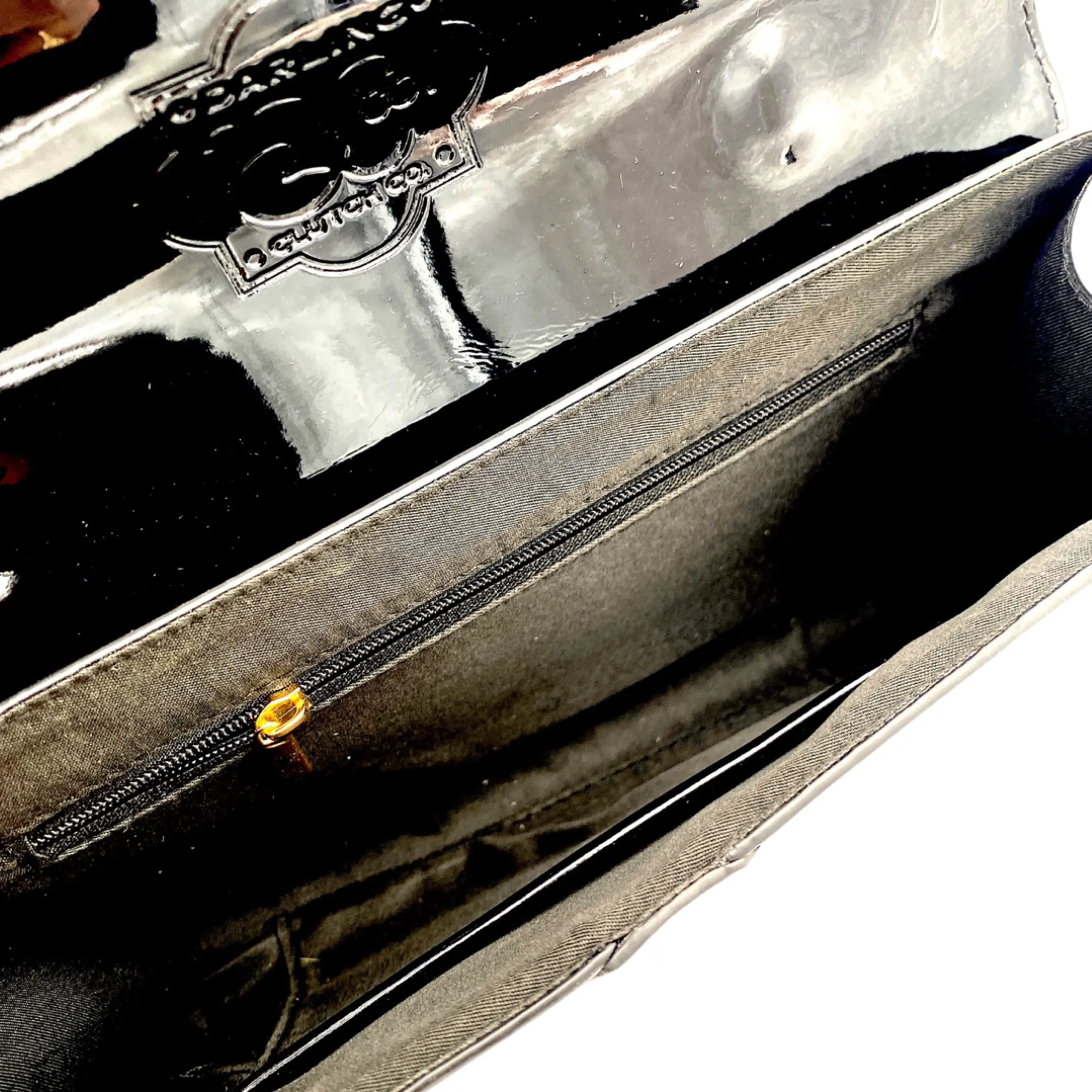 Rowan Black Croc Bag